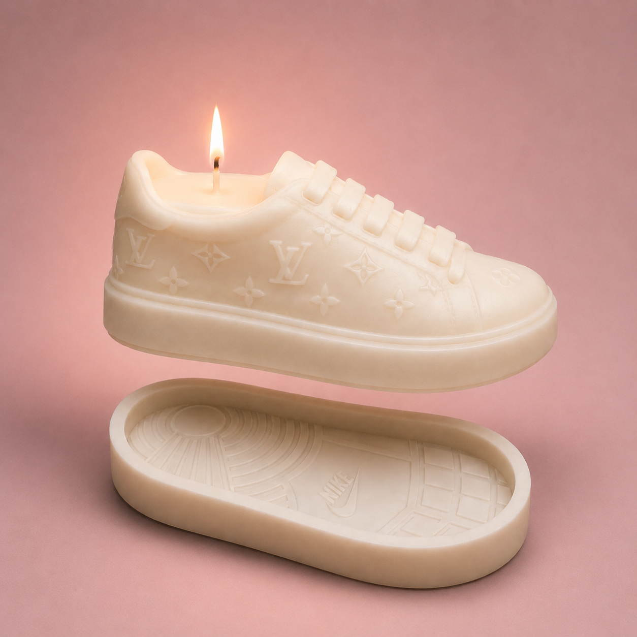 Luxury Laced LV Candle